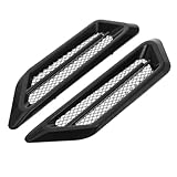 Grille d'aération – fabriquée en abs durable, cette décoration de voiture est dotée de grilles d'aération latérales pour voitures