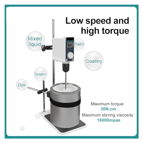 Agitateur de laboratoire mélangeur liquide vertical de 20L avec écran - 6