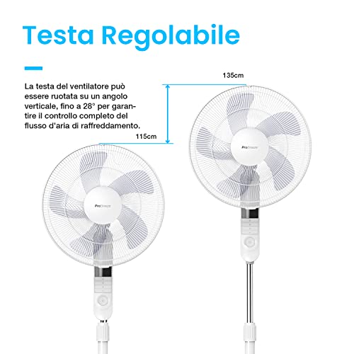 Pro Breeze Ventilatore a piantana