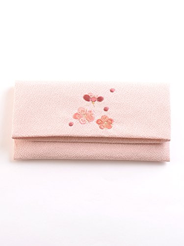 ちりめん刺繍入念珠袋 数珠袋 念珠入れ 数珠入れ 日本製 (梅)