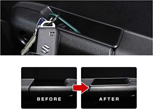 Image of Moonmen Front Row Door Side Storage Box for Suzuki Jimny, Handle Pocket Armrest Phone Container 2019-2022 Accessories