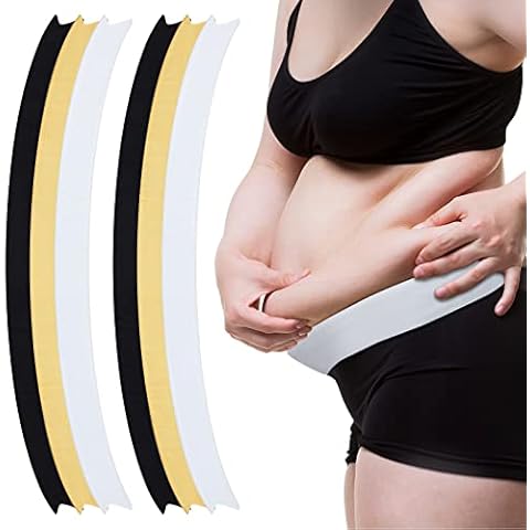 Boyiee 6 Pack Tummy Liners for Sweat Rash Plus Size Under Belly Sweat Liners Stomach Pad Belly Band for Women Men, XX-Large Cover