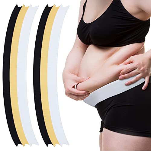 Boyiee 6 Pack Tummy Liners for Sweat Rash Plus Size Under Belly Sweat Liners Stomach Pad Belly Band for Women Men, XX-Large