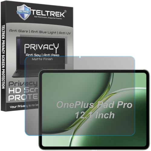 Image of Privacy Matte Anti Peep Screen Guard Compatible With OnePlus Pad Pro Tab (12.1 Inch Tablet) Anti Spy Screenguard Not a Tempered Glass Screen Protector