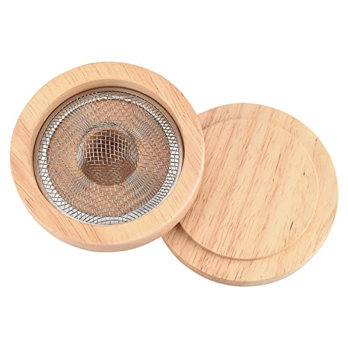 DEDEMCO Kit fumoir à cocktail pour whisky, infuseur à boissons, kit à cocktails en bois de bourbon, kit de fumoir à l'ancienne pour fromage, vin, barbecue, A1 Cover