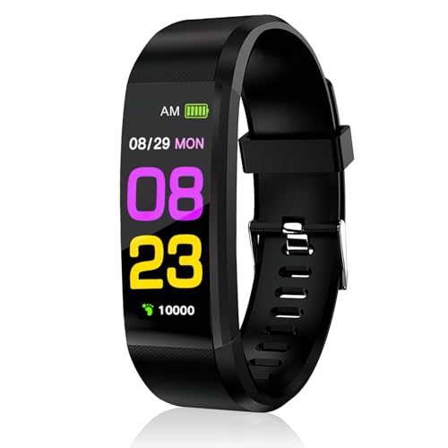 Fitness Tracker Smart Watch V2.0 Black with IP67 Waterproof Design
