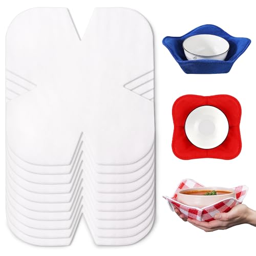 Bowl Cozy Pre-Cut Batting, Microwaveable, 10x10 Inch, 10 pcs