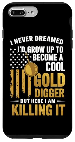 Installazione facile Gold Digger Mining Gold Rush Gold Canning Custodia per iPhone 7 Plus/8 Plus