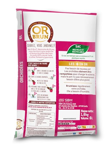 Or Brun Terreau Orchidées - Favorise La Croissance - 6L – vue 2