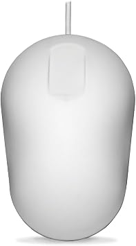 PUREKEYS Medical Mouse Touch Scroll USB-Cabled White