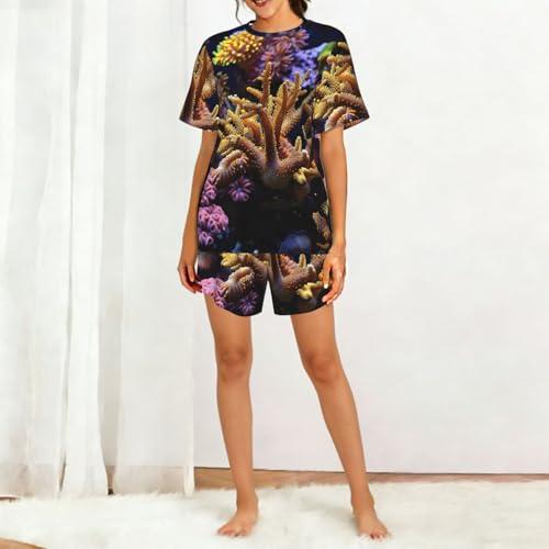 Estampado de arrecife de coral para decorar salones modernos con frescura marina 3