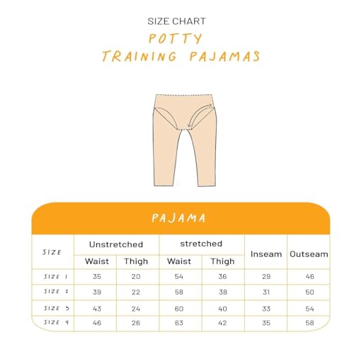 Image of SNUGKINS Potty Training Pajamas for Toddlers,Boys & Girls Available in Sizes 1 to 5 Years