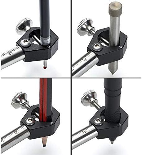 Woodworking Linear Arc Dual-purpose Scriber Drawing Circle Scribe Tools Multi-function Marking Tool