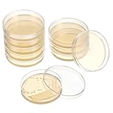 Hemobllo 20 pièces Plaques Agar Préparées pour Culture Microbienne Boîtes de Pétri La...