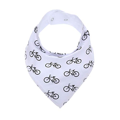 Mengmiao Bavaglino per Neonato Stampa Triangolo