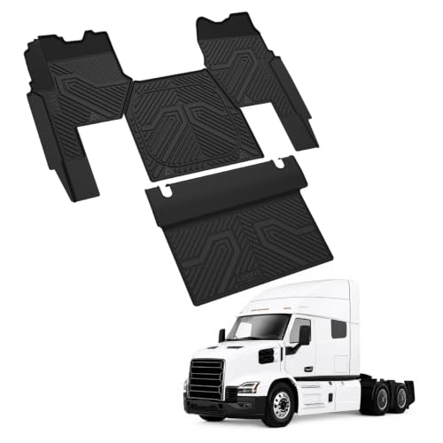 Image of LASFIT Semi‑Truck Floor Mats for Mack Anthem 2018‑2026, Sleeper Cab Only