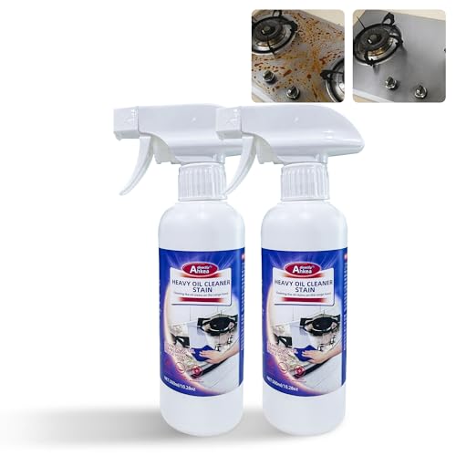 Juegot Spray limpiador de cocina resistente, limpiador de aceite pesado, limpia las manchas de aceite de cocina para encimeras, hornos y electrodomésticos