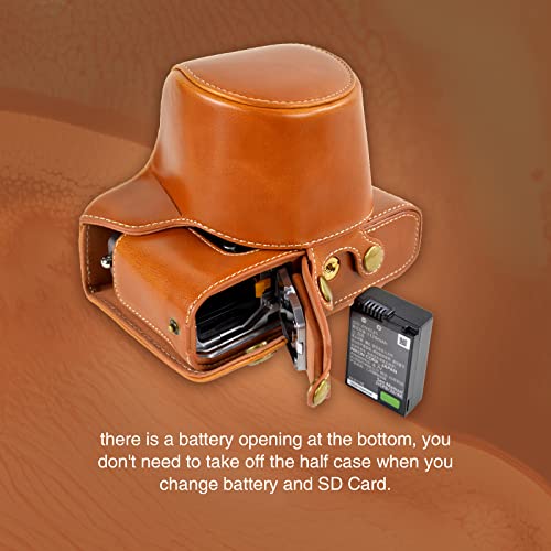 Rieibi Z Fc Zfc Camera Case, Pu Leather Case With Strap For Nikon Z Fc Zfc 28Mm F/2.8 Se, 16-50Mm F/3.5-6.3 Lens #TOP5