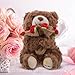Ipetboom Oso de Peluche Pequeño con Rosa Muñeco Suave para San Valentín Regalo para Novia Aniversario Cumpleaños o Navidad Decoración Romántica y Tierna para Ella y Mamá Imagen de Ipetboom Oso de Peluche Pequeño con Rosa Muñeco Suave para San Valentín Regalo para Novia Aniversario Cumpleaños o Navidad Decoración Romántica y Tierna para Ella y Mamá