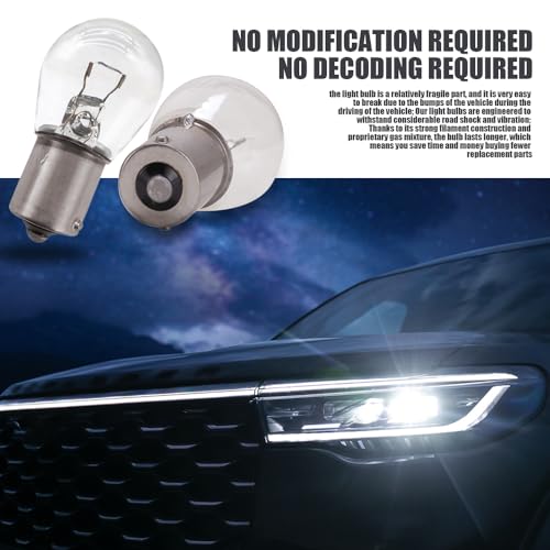 Gkmow GK243 10 Pcs Car Brake Bulb, 1141 12V 21W Ba15S Flat Angle Single Light Turn Signal Light, Super Bright Light Tail Light Replacement thumb #5