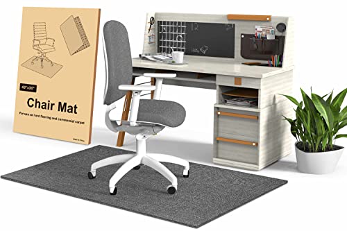 Placoot 5 kg robuste Stuhlmatte für Teppichböden, 0.6 cm dick, 121.9x91.4 cm, Bürostuhlmatte für Teppich und Hartholzboden (grau für Teppiche, 121.9 cmx91.4 cm cm) Cover