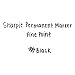 Sharpie 1884739 Fine Point Permanent Marker Black 36/Pack