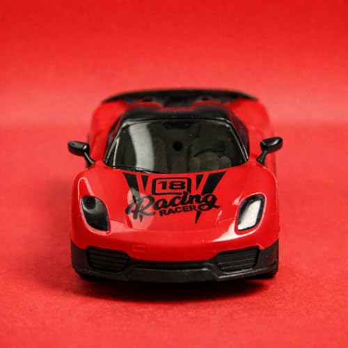 Image of Remote Control Car, Red and Black, Sports Supercar RC Toy with Wireless Controller, for Kids (Red)