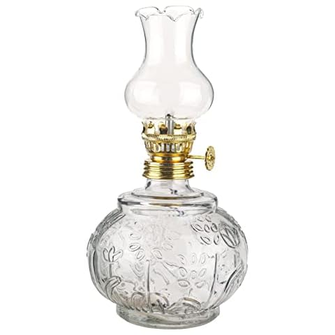 Lámpara de Aceite de Vidrio pequeña de 8.27 Pulgadas Cover