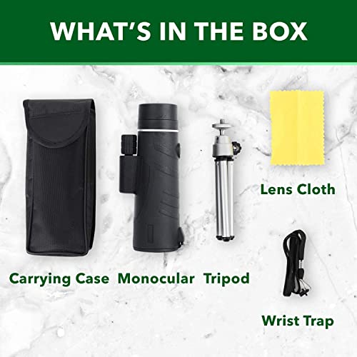 STARSCOPE Telescópio Monocular para Celular (G2) - Telescópio Portátil e Leve com Tripé | Telescópio