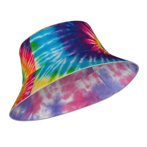 Image of Bucket Hat Beach Summer Sun Hat Reversible Fisherman Hats Double Sided Wearing for Women Men Boys Girls
