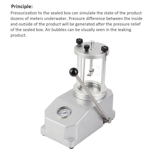 Testeur de montre résistant à l'eau 6 ATM avec cylindre