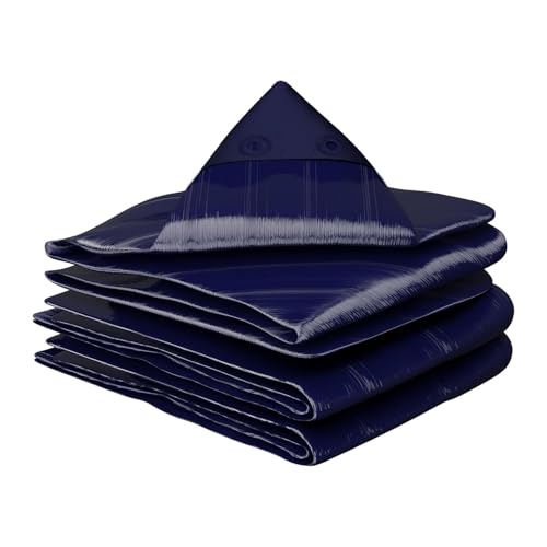 Image of Heart Home Tirpal (6x6 Feet) Waterproof Tarpaulin Sheet | Tharpai | Thadika | Lightweight Premium Tirpal | 120 GSM Tadpatri | Eco-Friendly Tent Tirpal | Blue