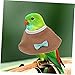 Hemoton 2pcs Parrot Collar Protective Bird Collar Scratch Pad for Conure Bite Multi-Functional Pet Bird Supplies