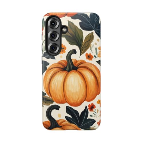 Coque Samsung S25 Plus citrouille d'automne rigide, le cadeau idéal de saison