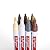 10 Pieces Tile Pen Wall Grout Color Pen Tile Repair Pen Refill Wall Gap Grout Renew Marker for Tiles Floor Kitchen Bathroom(Dark Gray)