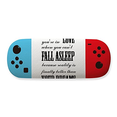 Étui à lunettes Dream Reality Love avec message inspirant pour soi