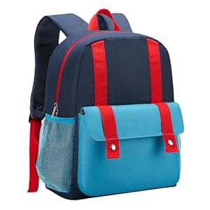 Vorspack Toddler Backpack for Girls Boys – Little Kids Backpack Cute Preschool backpack for Aged 3-8 Small Kindergarten Backpack for School – Blue