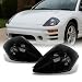 Mitsubishi Eclipse Black Smoked Headlights Head Lamps Repalcement Driver + Passenger Side Pair Set