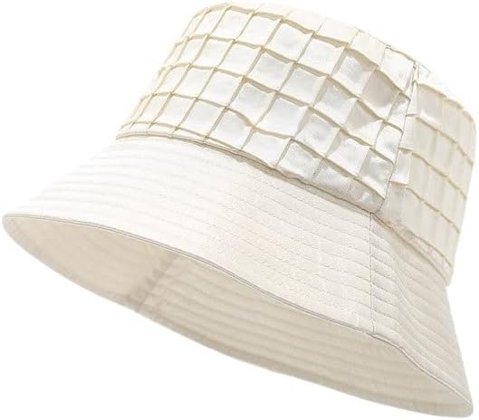 Fisherman Hat Light Luxury Hat Women's Sun Protection Bucket Hat Basin Hat for Travel Camping
