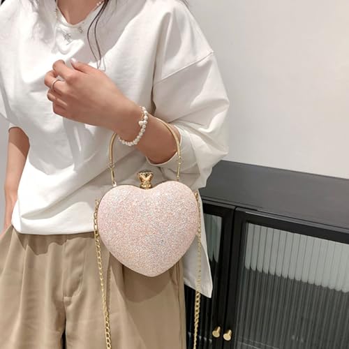 Sac de cœur paillettes : l'accessoire chic sans compromis de confort - 2