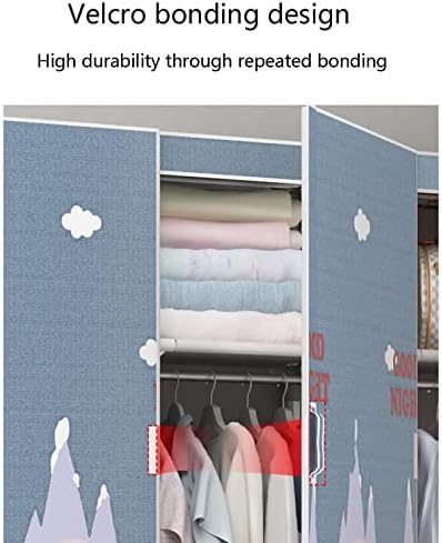 Large Capacity Hanging Wardrobe Organizer - Adjustable, Waterproof, Dustproof, Stainproof Storage Solution, Easy to Assemble, Space-Saving Design (Size: 125x50x172cm)