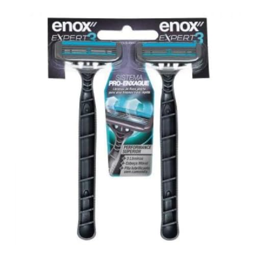 Enox Aparelho De Barbear 3 Lâminas Par