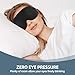 3 Pack 3D Contoured Sleep Eye Mask - with 3 Pack Ear Plugs – Soft Breathable Blackout Sleeping EyeMask for Men Women Adults – Lightweight Zero Pressure Eye Cover for Travel Naps Night Shift Meditation