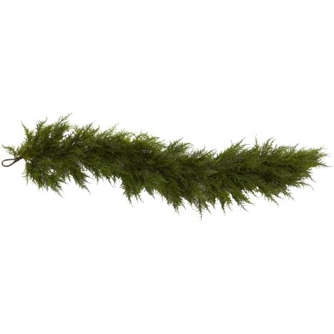 NearlyNatural 4953 Cedar Garland, 60-Inch, Green Cover