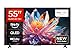 TCL 55T6C 55'' QLED TV 4K HDR, FireTV (SmartTV con Dolby Vision e Atmos, HDR10+, Premi e Chiedi ad Alexa)
