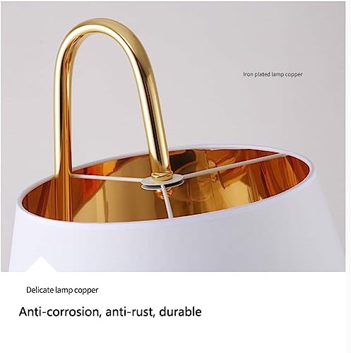 Luz de lectura orientable con base de mármol estable y diseño americano de hierro 6