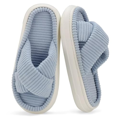NineCiFun Platform Slippers for Women Indoor and Outdoor Women's Summer Slippers Open Toe Slide House Bedroom Shoes