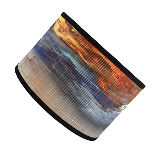 OSALADI Bamboo Lampshade Rustic Decor Ceiling Decor Bamboo Light Fixture Vintage Decor Vintage Lamp Shades Rattan Lamps for Nightstand Bedside Table Chimney Wrought Iron