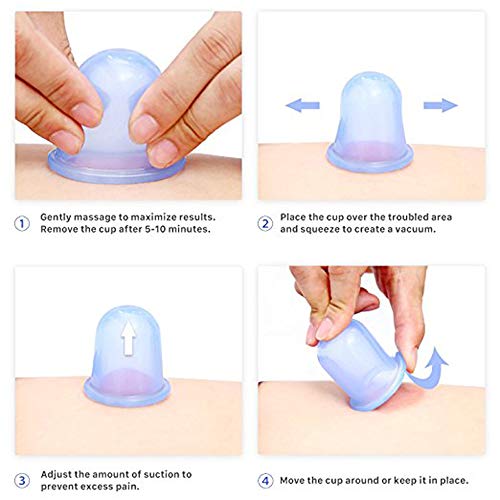 4 Pz/set Silicone per uso medico Anti Cellulite