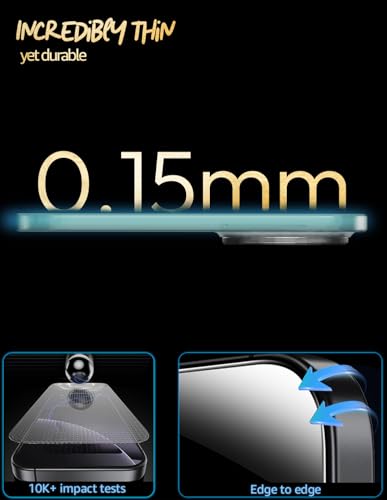 Image of Lensarmor Compatible with Oppo Reno 15c Screen Protector (1 Pack) - Premium 0.15mm Ultra-Thin Tempered Glass, Military-Grade Protection, Ultrasonic Fingerprint Compatible & Case-Friendly Design